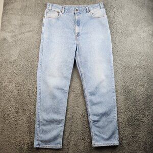 Vintage Levis 540 Jeans Men 38x32 Blue Light Wash Relaxed Fit 90s Denim USA Made